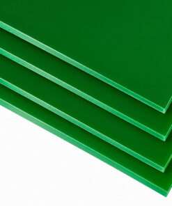 PLANCHA DE ACRÍLICO VERDE SOLIDO 3MM